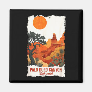 Íman parque estadual palo duro canyon paisagem desértic