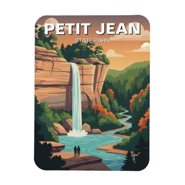 Íman Parque Estadual Petit Jean Arkansas Viagem (Vertical)
