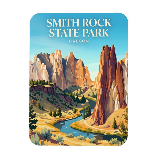 Íman Parque Estadual Smith Rock EUA (Vertical)