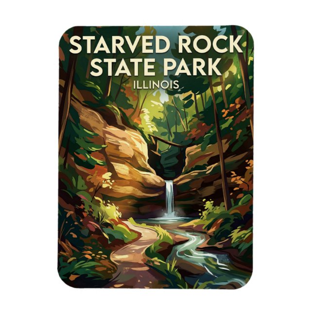 Íman Parque Estadual Starved Rock EUA (Vertical)