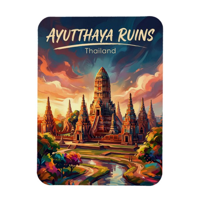 Íman Parque Histórico de Ayutthaya Tailândia (Vertical)
