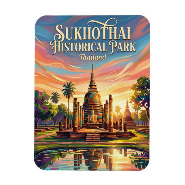 Íman Parque Histórico de Sukhothai Tailândia (Vertical)