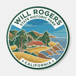 Íman Parque Histórico Estadual Will Rogers Califórnia
