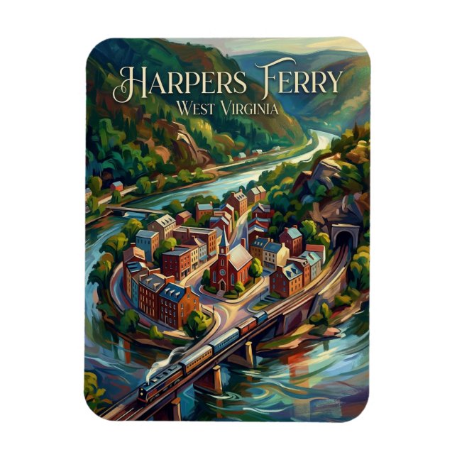 Íman Parque Histórico Nacional de Harpers Ferry (Vertical)