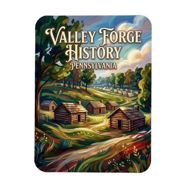 Íman Parque Histórico Nacional Valley Forge Pensilvânia (Vertical)