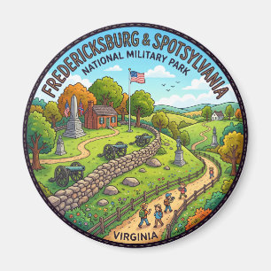 Íman Parque Militar Nacional Fredericksburg & Spotsylva