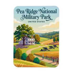 Íman Parque Militar Nacional Pea Ridge Arkansas