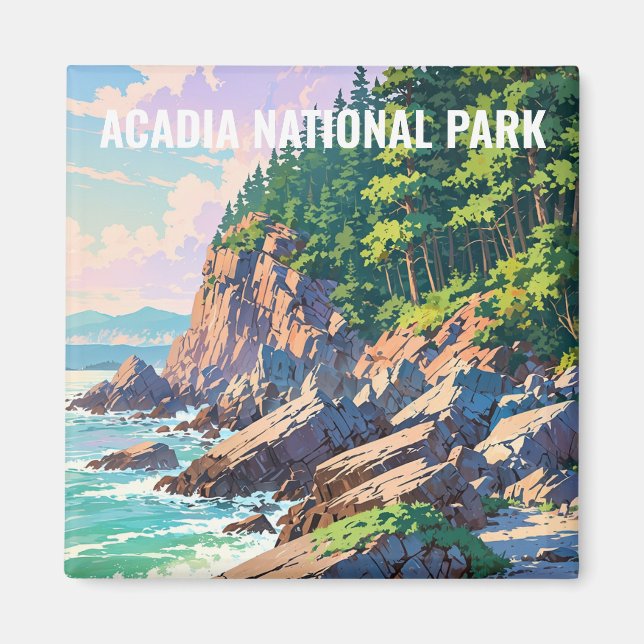 Íman Parque Nacional Acadia (Frente)