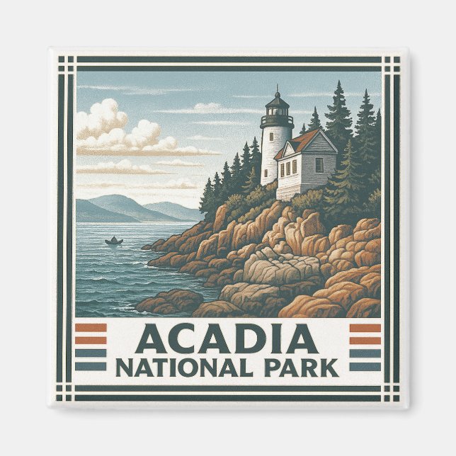 Íman Parque Nacional Acadia (Frente)