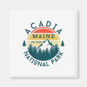 Íman Parque Nacional Acadia Maine Trilha Natureza Ar Li
