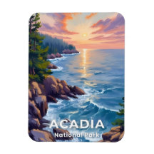 Parque Nacional Acadia | Pintura de Viagem de Arte