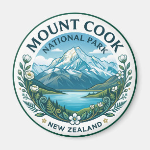 Íman Parque Nacional Aoraki / Monte Cook Nova Zelândia