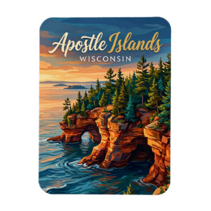 Íman Parque Nacional Apostle Islands EUA