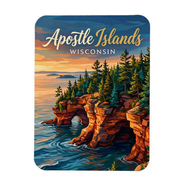 Íman Parque Nacional Apostle Islands EUA (Vertical)