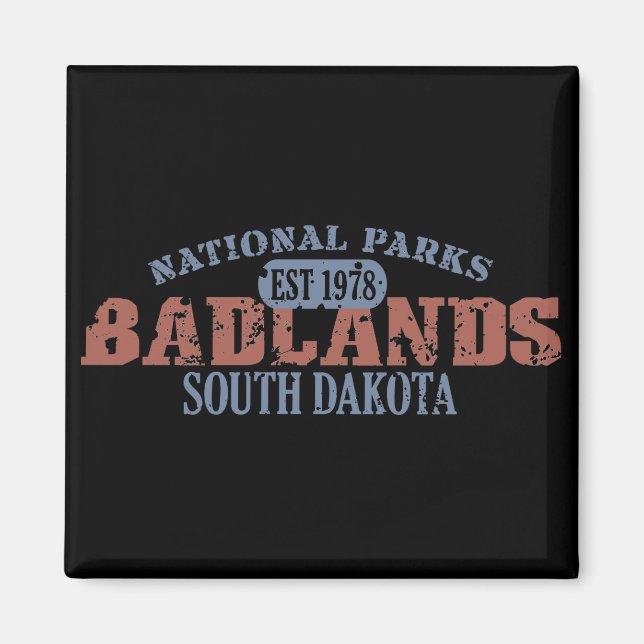 Íman Parque Nacional Badlands (Frente)