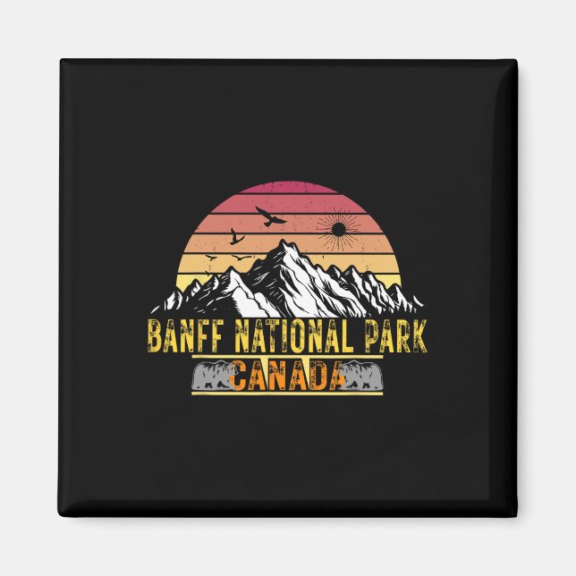 Íman Parque Nacional Banff Alberta Canadá Acampamento C (Frente)