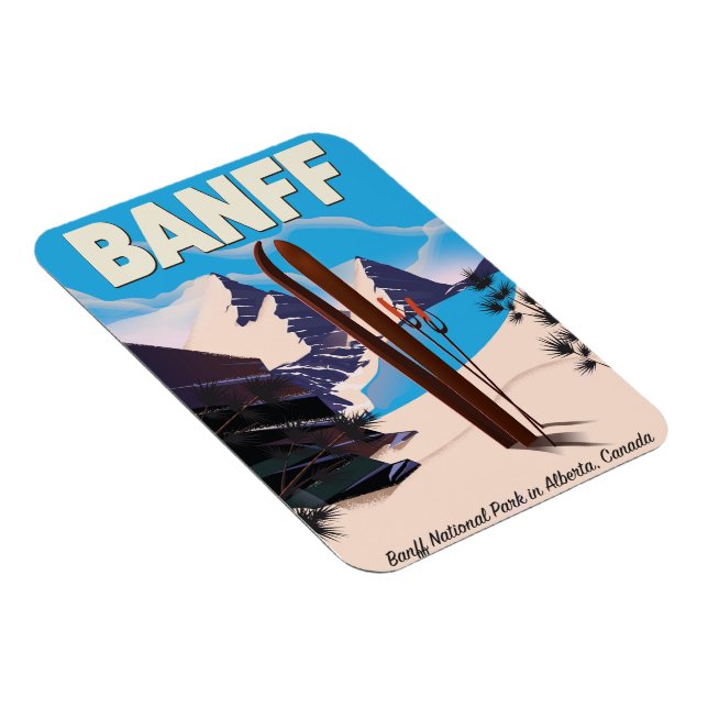 Íman Parque Nacional Banff em Alberta, Canadá. (Lado Direito)