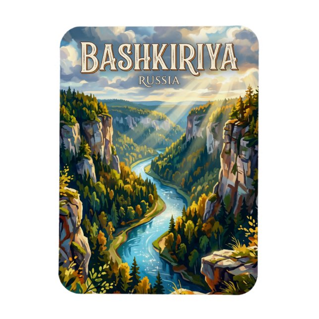 Íman Parque Nacional Bashkiriya Rússia (Vertical)
