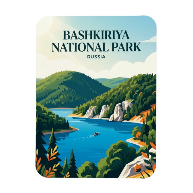 Íman Parque Nacional Bashkiriya Rússia (Vertical)