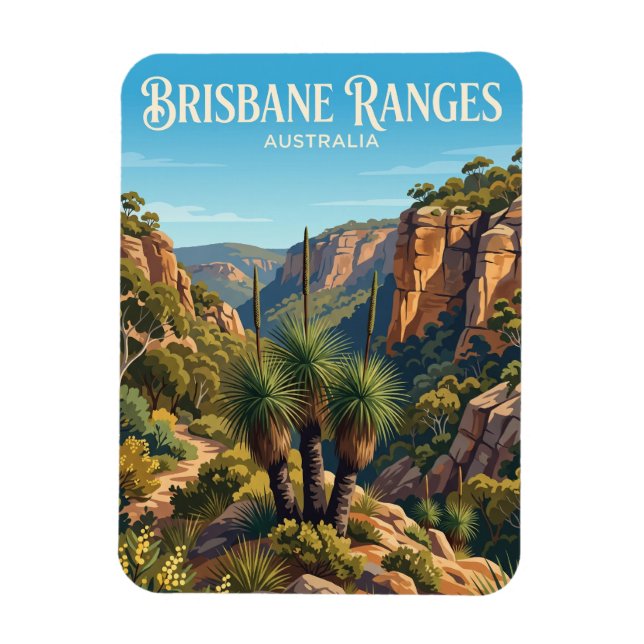 Íman Parque Nacional Brisbane Ranges Austrália (Vertical)