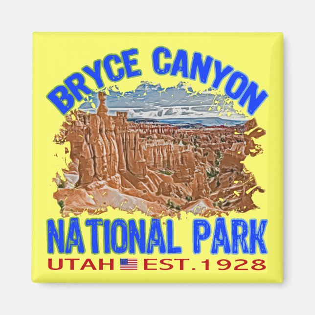 Íman Parque Nacional Bryce Canyon, Utah (Frente)