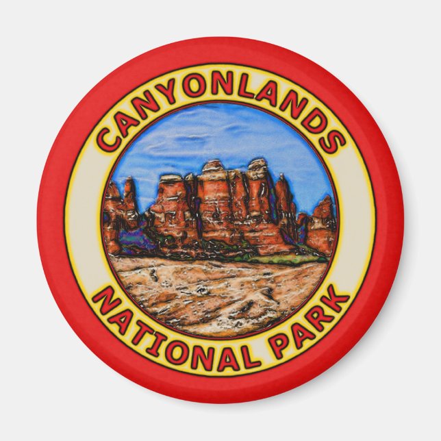 Íman Parque Nacional Canyonlands (Frente)