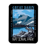 Parque Nacional da Bacia do excelente Nevada Retro