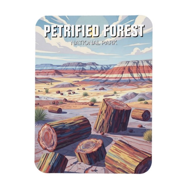 Íman Parque Nacional da Floresta Petrificada (Vertical)
