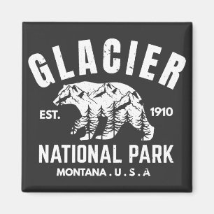 Íman Parque Nacional da Glaciar EUA Montana