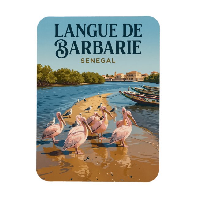 Íman Parque Nacional da Langue de Barbarie Senegal (Vertical)