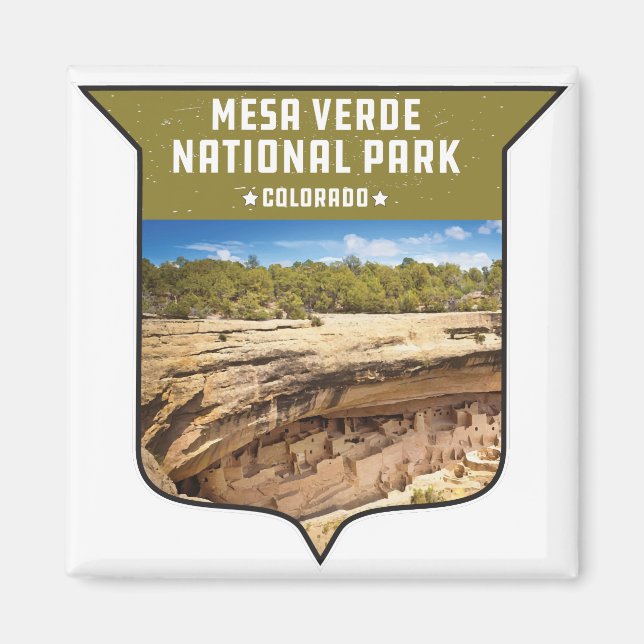 Íman Parque Nacional da Mesa Verde, Puebloan (Frente)