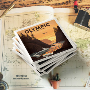 Íman Parque Nacional da Olimpiadas Vintage