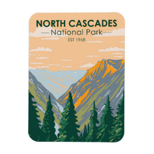 Íman Parque Nacional das Cascades do Norte, Washington 