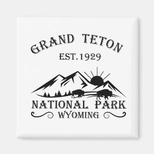 Íman Parque Nacional das montanhas Grand Teton Wyoming