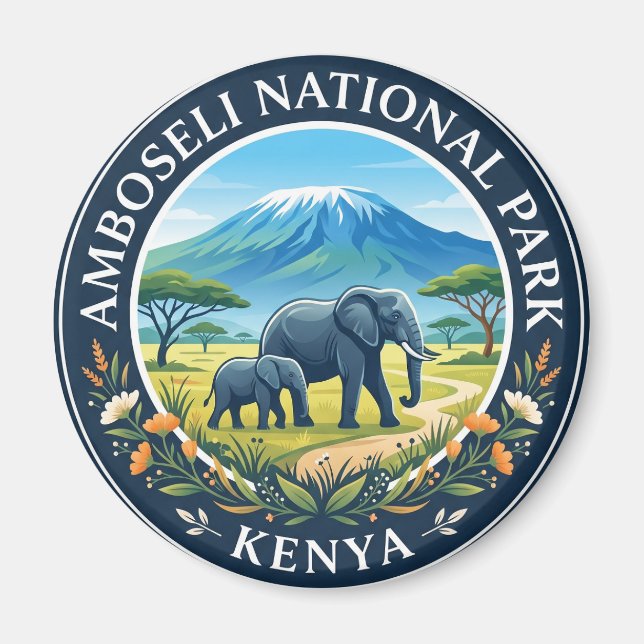 Íman Parque Nacional de Amboseli Quênia (Frente)