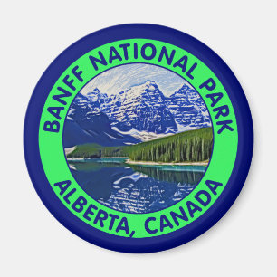 Íman Parque nacional de Banff, Alberta, Canadá
