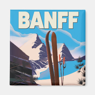 Íman Parque nacional de Banff em Alberta, Canadá