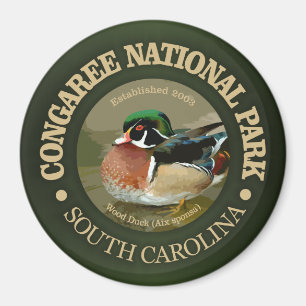 Íman Parque nacional de Congaree (pato de madeira)