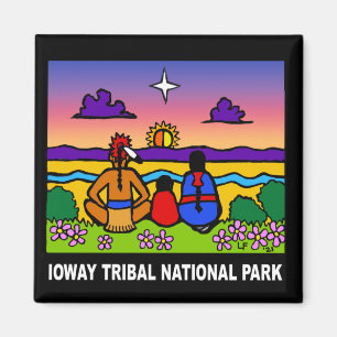 Íman Parque Nacional de Ioway Tribal