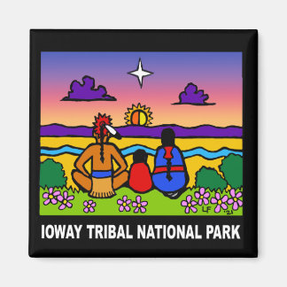 Íman Parque Nacional de Ioway Tribal