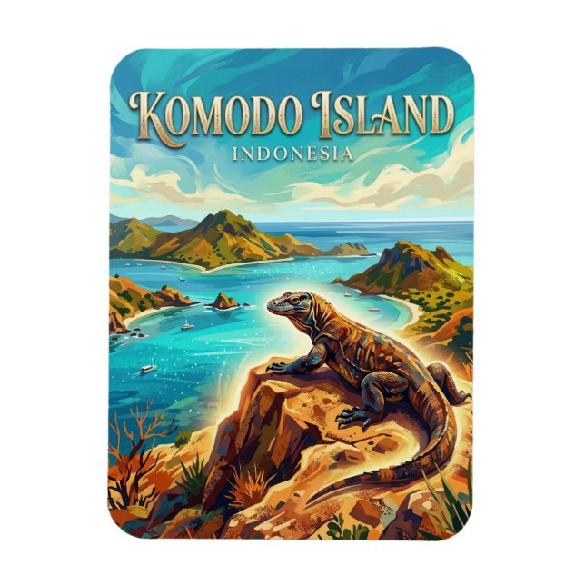 Íman Parque Nacional de Komodo Indonésia (Vertical)