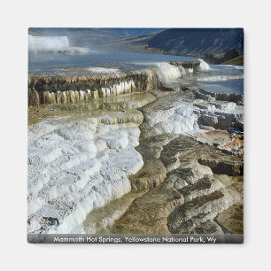 Íman Parque nacional de Mammoth Hot Springs,
