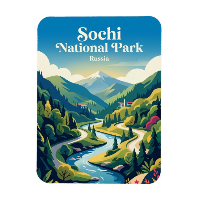 Íman Parque Nacional de Sochi Rússia (Vertical)