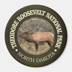 Íman Parque nacional de Theodore Roosevelt (alces)