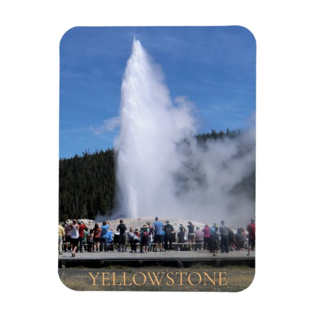 Íman Parque Nacional de Yellowstone, velho e fiel (Vertical)