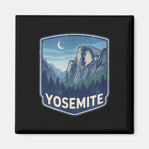 Íman Parque nacional de Yosemite, acampamento vintage n
