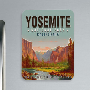 Íman Parque Nacional de Yosemite, California Vintage, 1