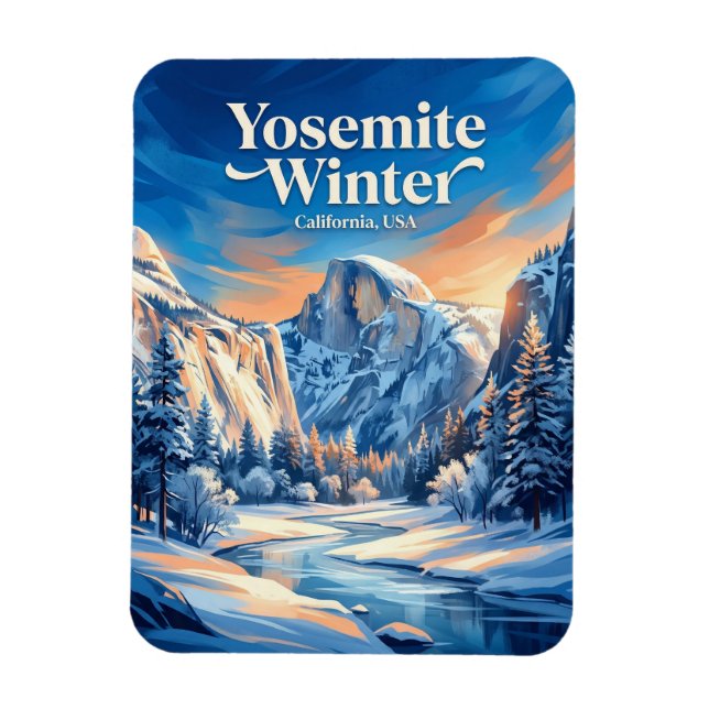 Íman Parque Nacional de Yosemite EUA (Vertical)