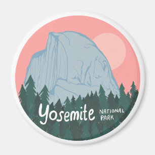 Íman Parque Nacional de Yosemite, meio rosa