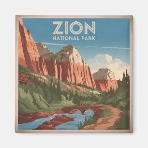 Íman Parque Nacional de Zion vintage